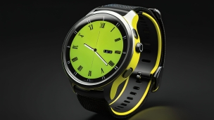 緑と黄色の腕時計のフリー素材・写真・画像