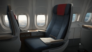 飛行機 / 座席 / シート / 窓際 / 空のフリー素材・写真・画像